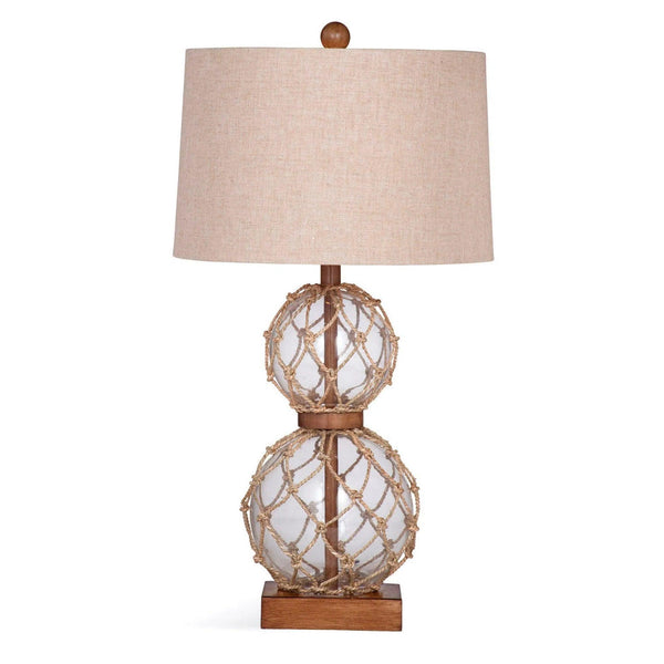 Seaside Glass Brown Table Lamp Table Lamps LOOMLAN By Bassett Mirror