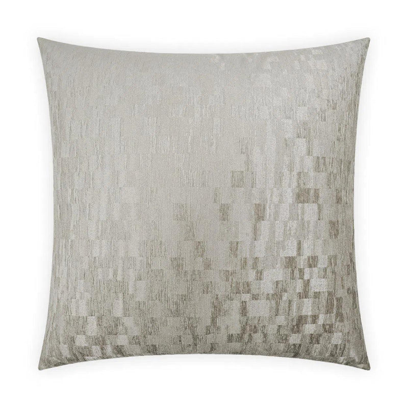 Sector Champagne Grey Throw Pillow With Insert Throw Pillows LOOMLAN By D.V. Kap