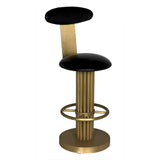 Sedes Steel Counter Stool with Brass Finish Counter Stools LOOMLAN By Noir