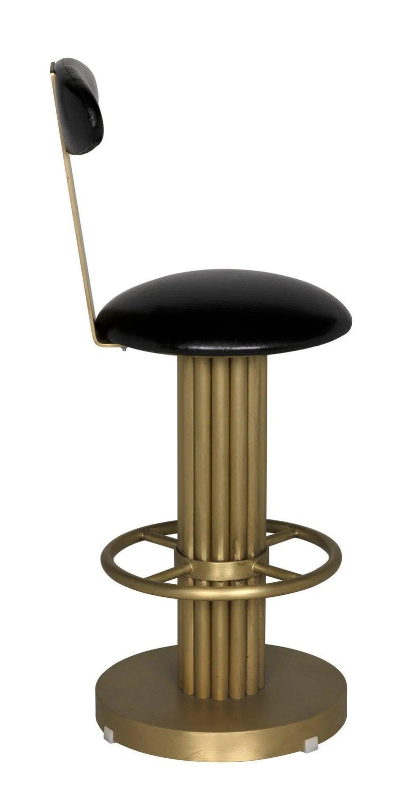 Sedes Steel Counter Stool with Brass Finish Counter Stools LOOMLAN By Noir