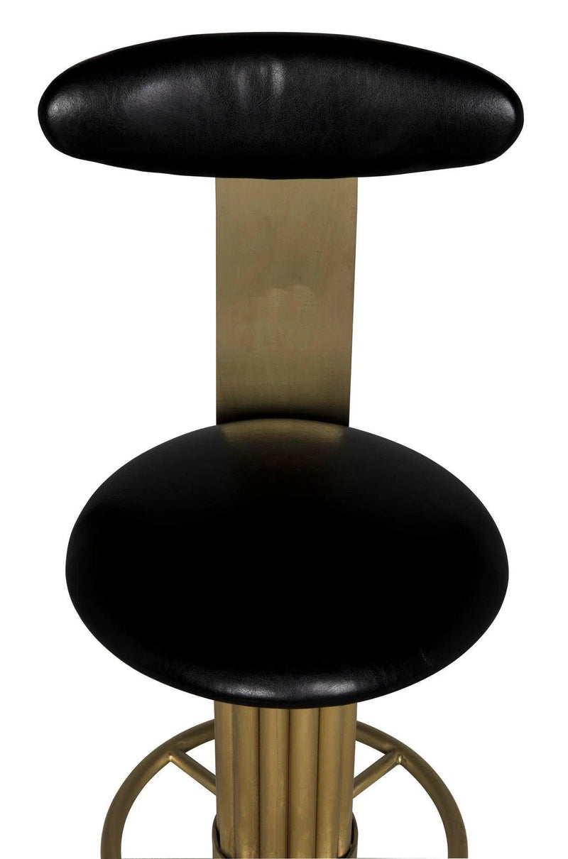 Sedes Steel Counter Stool with Brass Finish Counter Stools LOOMLAN By Noir