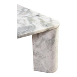 Segment Marble Rectangular Coffee Table Coffee Tables LOOMLAN By Moe's Home