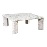 Segment Marble Rectangular Coffee Table Coffee Tables LOOMLAN By Moe's Home