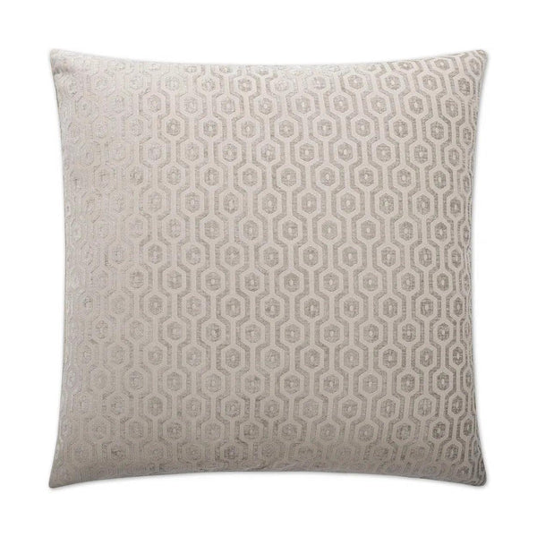 Seneca Grey Throw Pillow With Insert Throw Pillows LOOMLAN By D.V. Kap