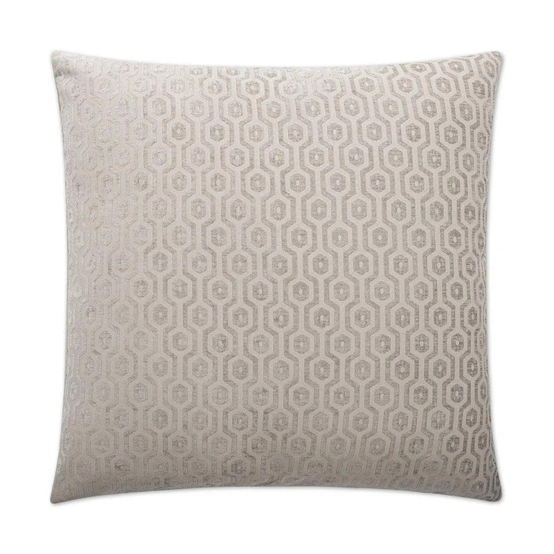 Seneca Grey Throw Pillow With Insert Throw Pillows LOOMLAN By D.V. Kap