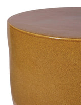 Serenity Grazed Side Table Tall - Brown Outdoor Accent Table Outdoor Side Tables LOOMLAN By Seasonal Living