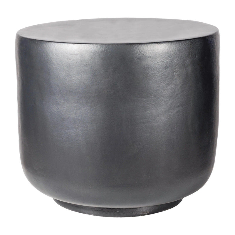 Serenity Grazed Side Table Tall - Grey Outdoor Accent Table Outdoor Side Tables LOOMLAN By Seasonal Living