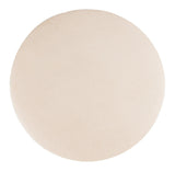 Serenity Textured Round Table 24" - White Outdoor Accent Table Outdoor Side Tables LOOMLAN By Seasonal Living