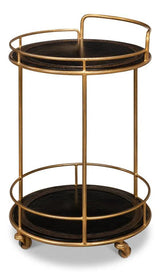 Server Round Side Table Side Tables LOOMLAN By Sarreid