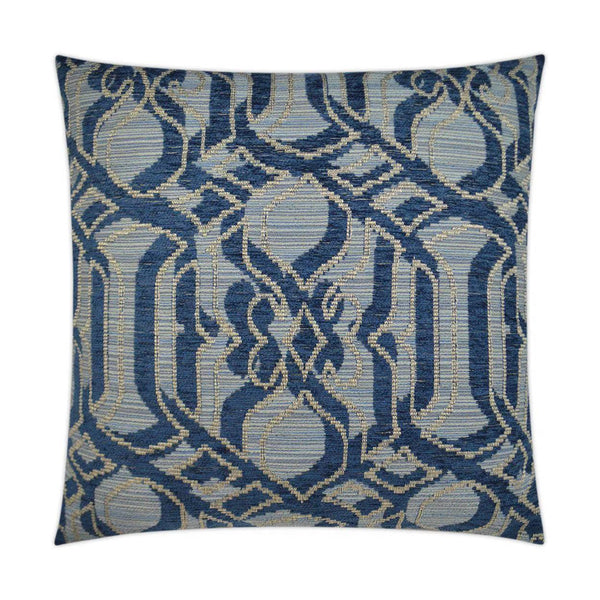 Sesto Indigo Blue Throw Pillow With Insert Throw Pillows LOOMLAN By D.V. Kap