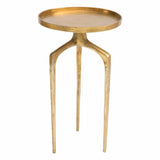 Set of 2 Como Accent Tables Antique Gold Side Tables LOOMLAN By Zuo Modern