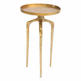 Set of 2 Como Accent Tables Antique Gold Side Tables LOOMLAN By Zuo Modern