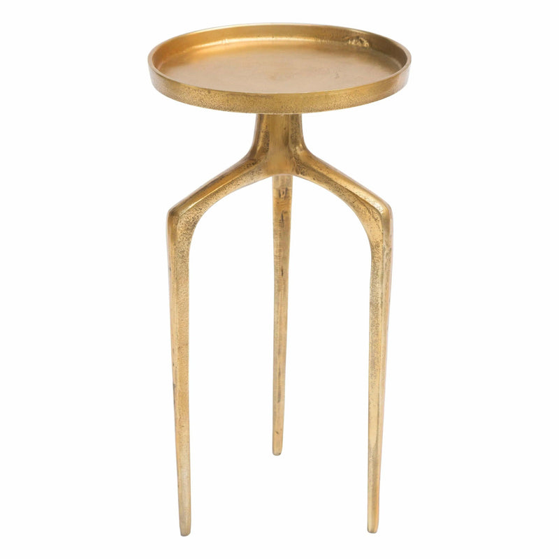 Set of 2 Como Accent Tables Antique Gold Side Tables LOOMLAN By Zuo Modern