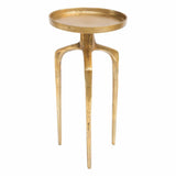 Set of 2 Como Accent Tables Antique Gold Side Tables LOOMLAN By Zuo Modern