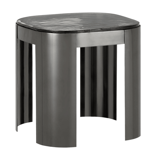 Sev Graphite Accent Table Side Tables LOOMLAN By Currey & Co