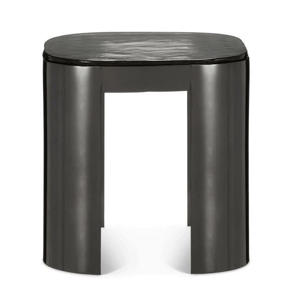 Sev Graphite Accent Table Side Tables LOOMLAN By Currey & Co