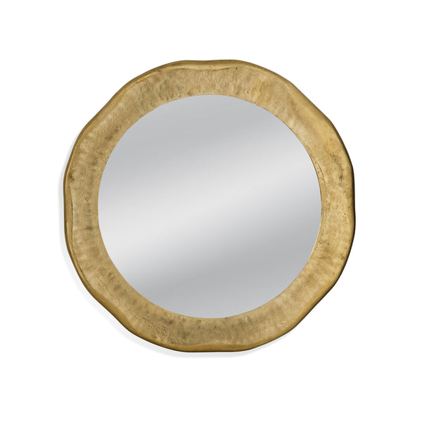 Shane MDF Gold Wall Mirror Wall Mirrors LOOMLAN By Bassett Mirror