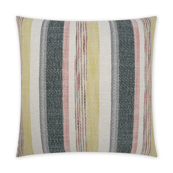 Shannon Citron Beach Stripes Yellow Large Throw Pillow With Insert Throw Pillows LOOMLAN By D.V. Kap