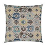 Shasta Blue Throw Pillow With Insert Throw Pillows LOOMLAN By D.V. Kap