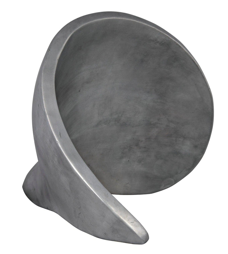 Sheila Brushed Finish Silver Sculpture Statues & Sculptures LOOMLAN By Noir