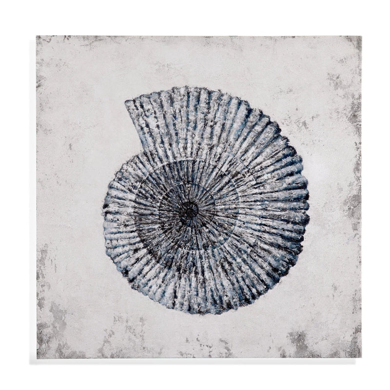 Shell II Blue Wall Art Artwork LOOMLAN By Bassett Mirror