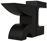 Shiba Black Steel Rectangle Console Table Console Tables LOOMLAN By Noir