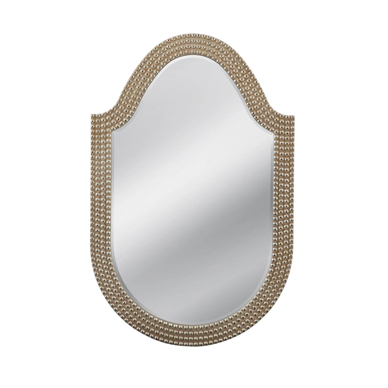 Shielded Polyurethane and MDF Brown Wall Mirror Wall Mirrors LOOMLAN By Bassett Mirror