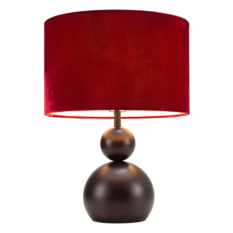 Shobu Table Lamp Red Floor Lamps LOOMLAN By Zuo Modern