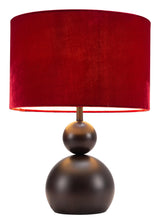 Shobu Table Lamp Red Floor Lamps LOOMLAN By Zuo Modern