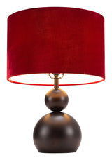 Shobu Table Lamp Red Floor Lamps LOOMLAN By Zuo Modern