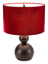 Shobu Table Lamp Red Floor Lamps LOOMLAN By Zuo Modern