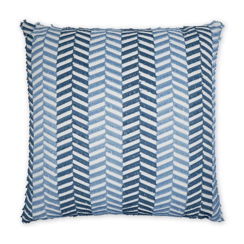 Shortcuts Blue Throw Pillow With Insert Throw Pillows LOOMLAN By D.V. Kap