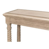 Sierra Equestrian Console Table Slim With Storage Shelf Console Tables LOOMLAN By Sarreid