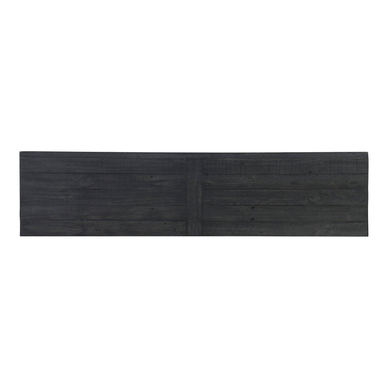 Sierra Wood and Steel Black Sideboard Sideboards LOOMLAN By Moe's Home