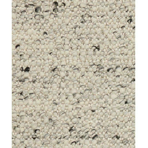Sigri Grey Beige Solid Multicolor Handmade Wool Rug Area Rugs LOOMLAN By Linie Design