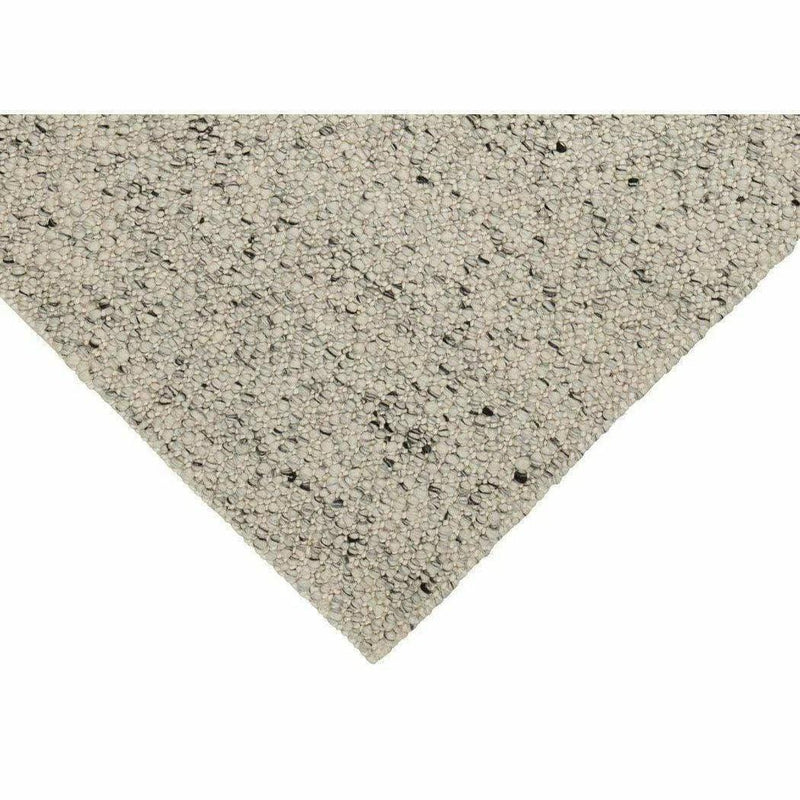 Sigri Grey Beige Solid Multicolor Handmade Wool Rug Area Rugs LOOMLAN By Linie Design