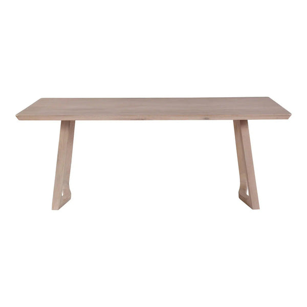 Silas Mid-Century Modern Oak Rectangle Wood Dining Table Dining Tables LOOMLAN By Moe's Home