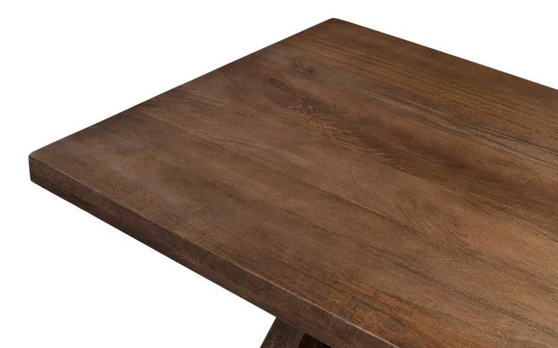 Silas Walnut Finish Dining Table Seats 8 Dining Tables LOOMLAN By Sarreid