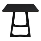 Silas Wood Black Rectangular Dining Table Dining Tables LOOMLAN By Moe's Home