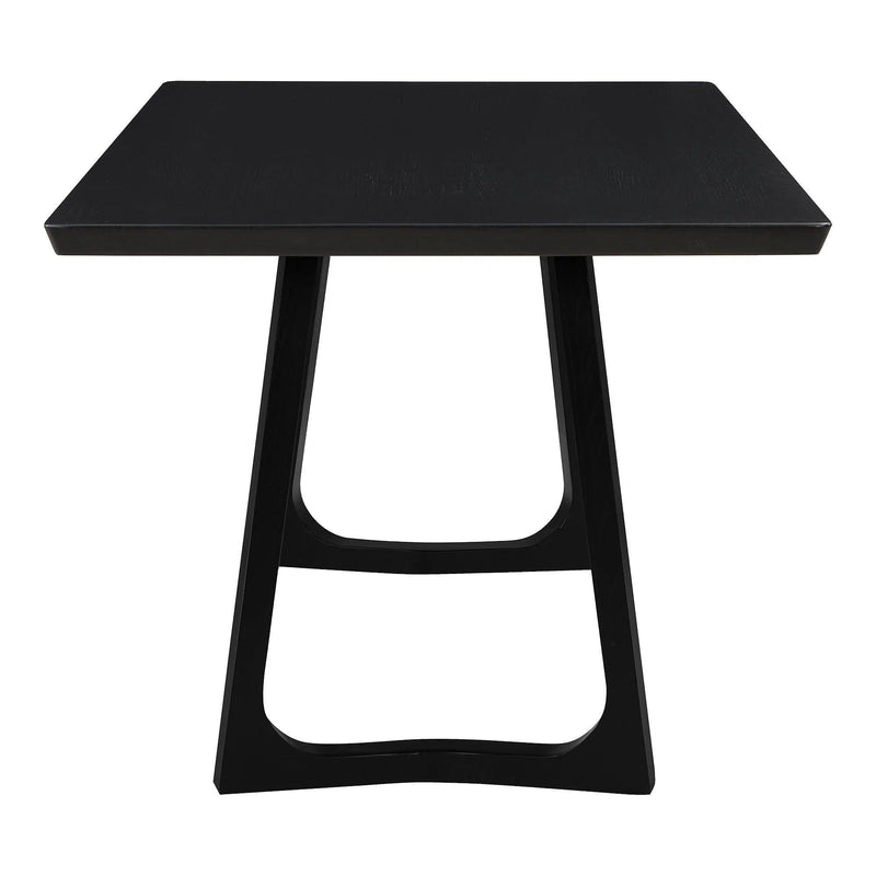 Silas Wood Black Rectangular Dining Table Dining Tables LOOMLAN By Moe's Home