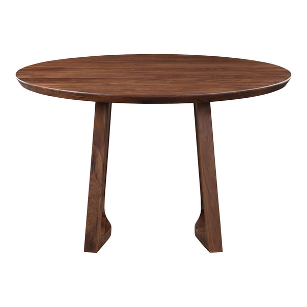 Silas Wood Round Dining Table Dining Tables LOOMLAN By Moe's Home