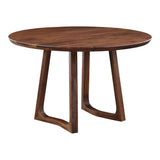 Silas Wood Round Dining Table Dining Tables LOOMLAN By Moe's Home