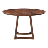 Silas Wood Round Dining Table Dining Tables LOOMLAN By Moe's Home