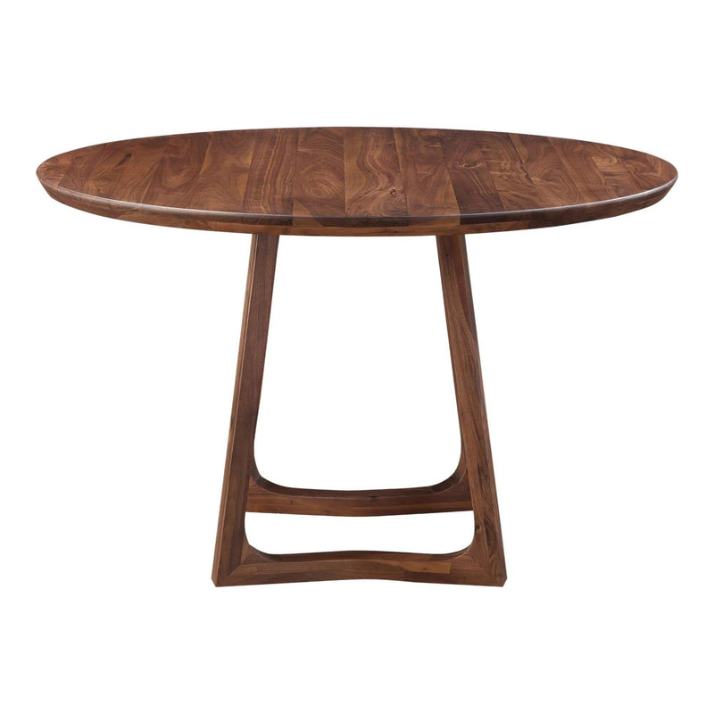 Silas Wood Round Dining Table Dining Tables LOOMLAN By Moe's Home