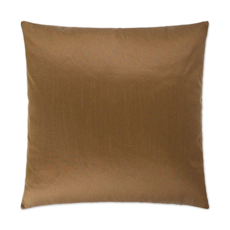 Silkish Toast Brown Throw Pillow With Insert Throw Pillows LOOMLAN By D.V. Kap