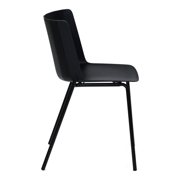 Silla Black Outdoor Dining Chair Dining Chairs LOOMLAN By Moe's Home