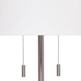 Silver Iron Lincoln Floor Lamp Floor Lamps LOOMLAN By Jamie Young