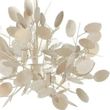 Silver Leaf Lunaria Chandelier Chandeliers LOOMLAN By Currey & Co