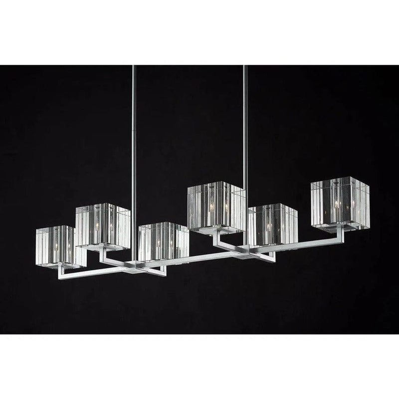 Silver Leaf Valerio Chandelier Chandeliers LOOMLAN By Currey & Co