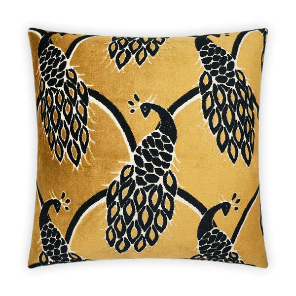 Siramarg Brown Throw Pillow With Insert Throw Pillows LOOMLAN By D.V. Kap